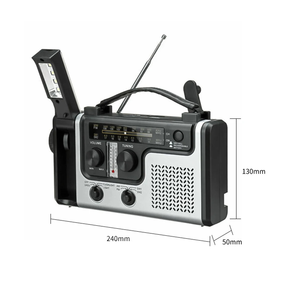 Radio With Flashlight