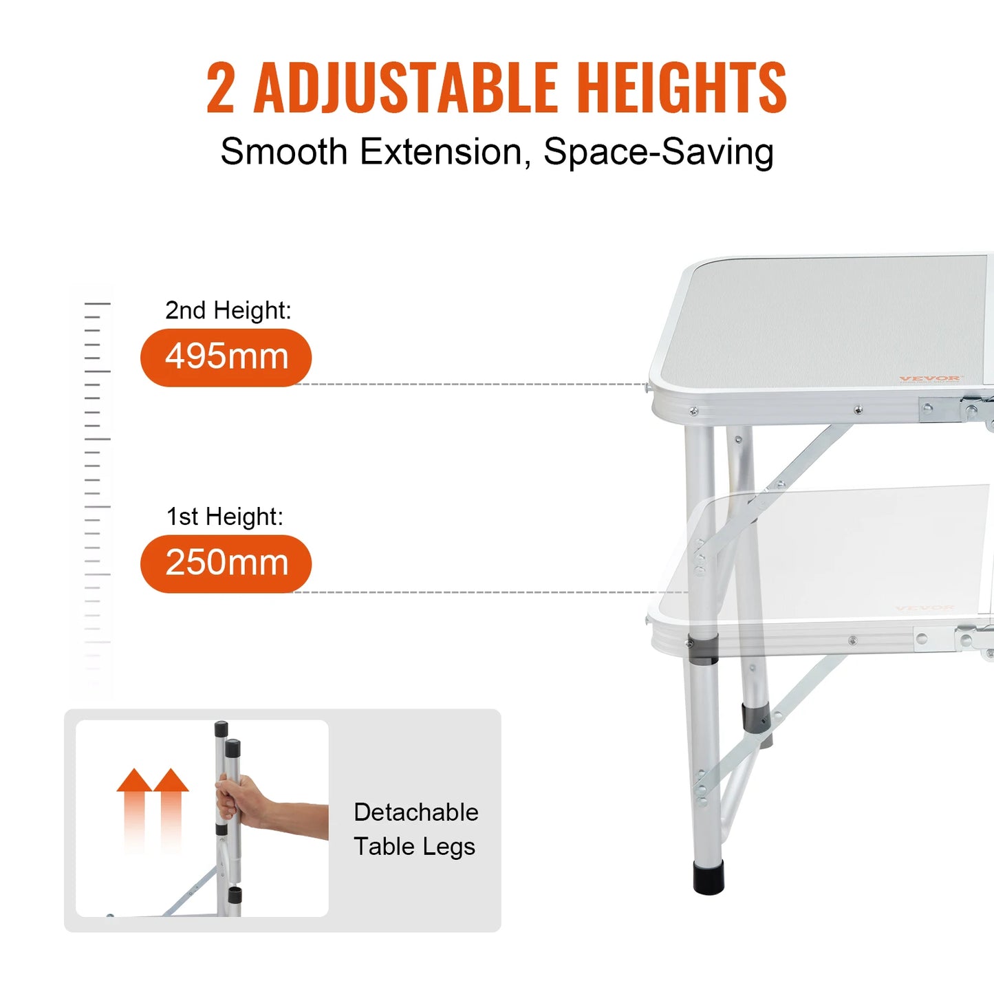 24x6 Inch Folding Table