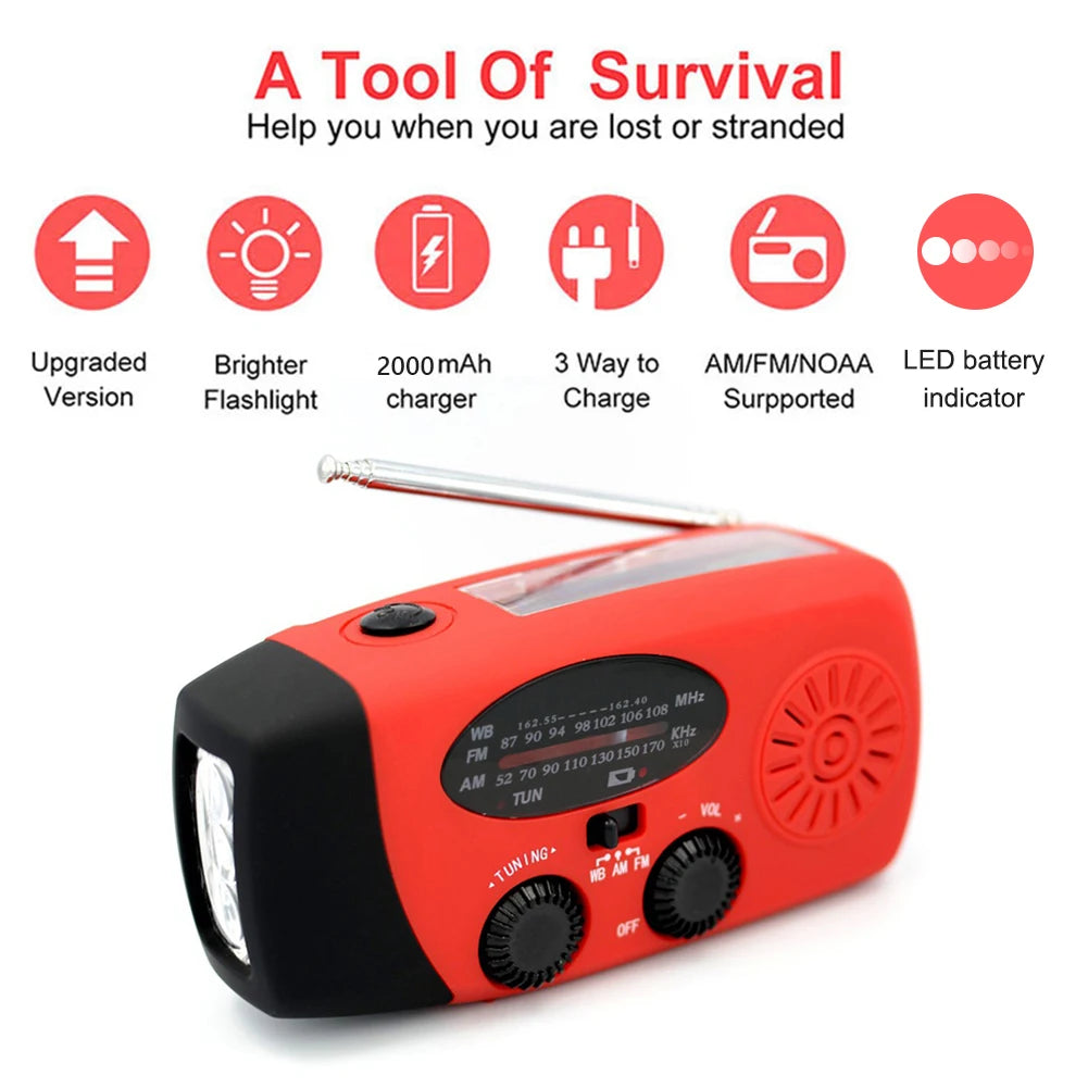 Emergency Weather AM/FM Radio
