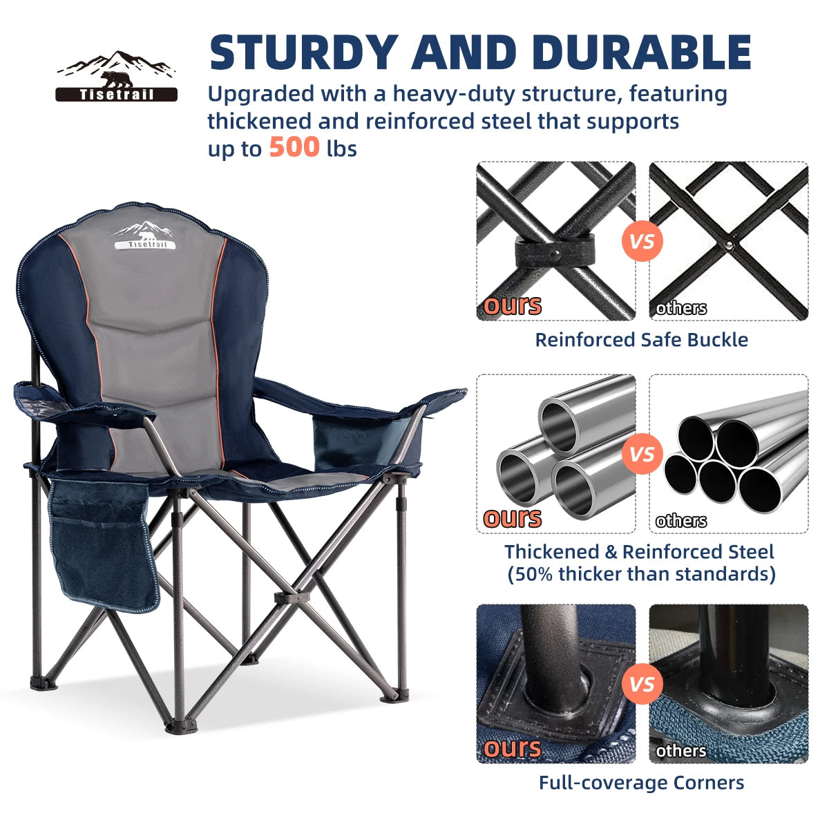 Oversized Camping Folding Chair