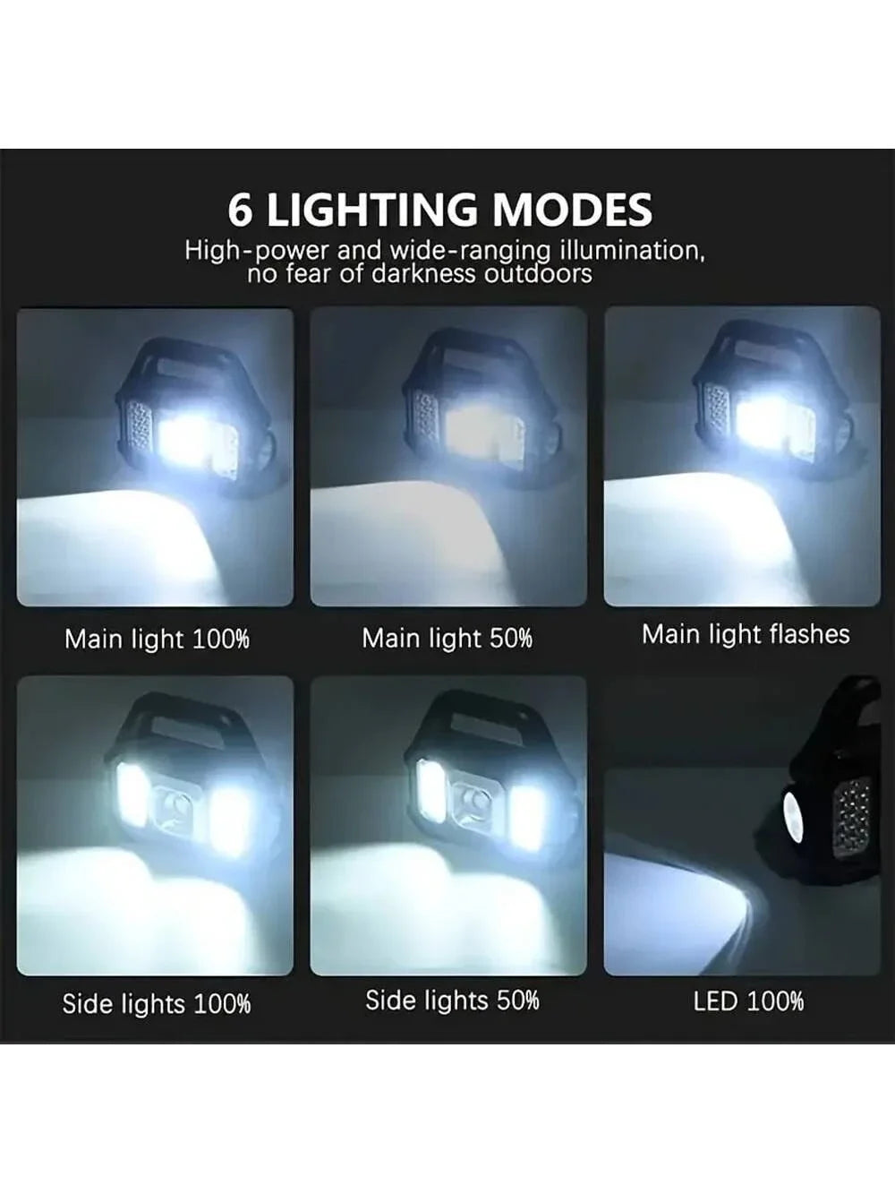 Solar Powered Camping Flashlight