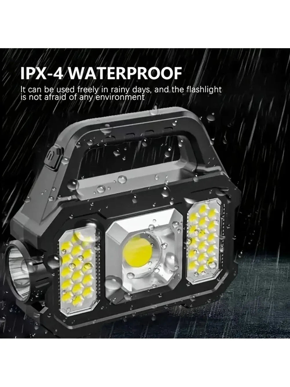 Solar Powered Camping Flashlight