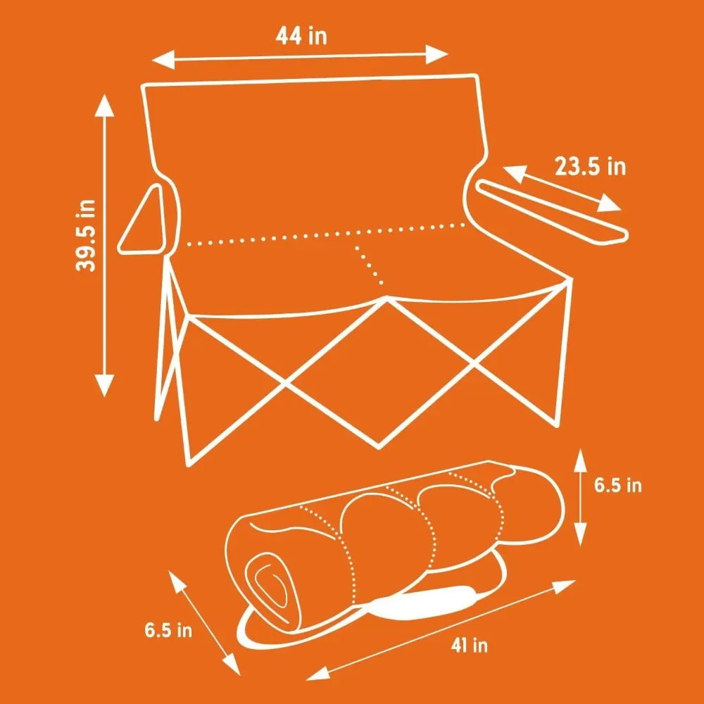 Double Outdoor Camp Chair
