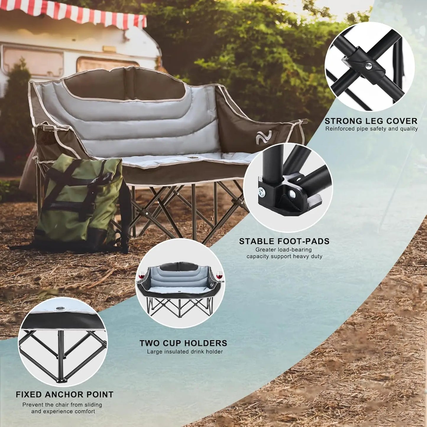 Double Camping Chair