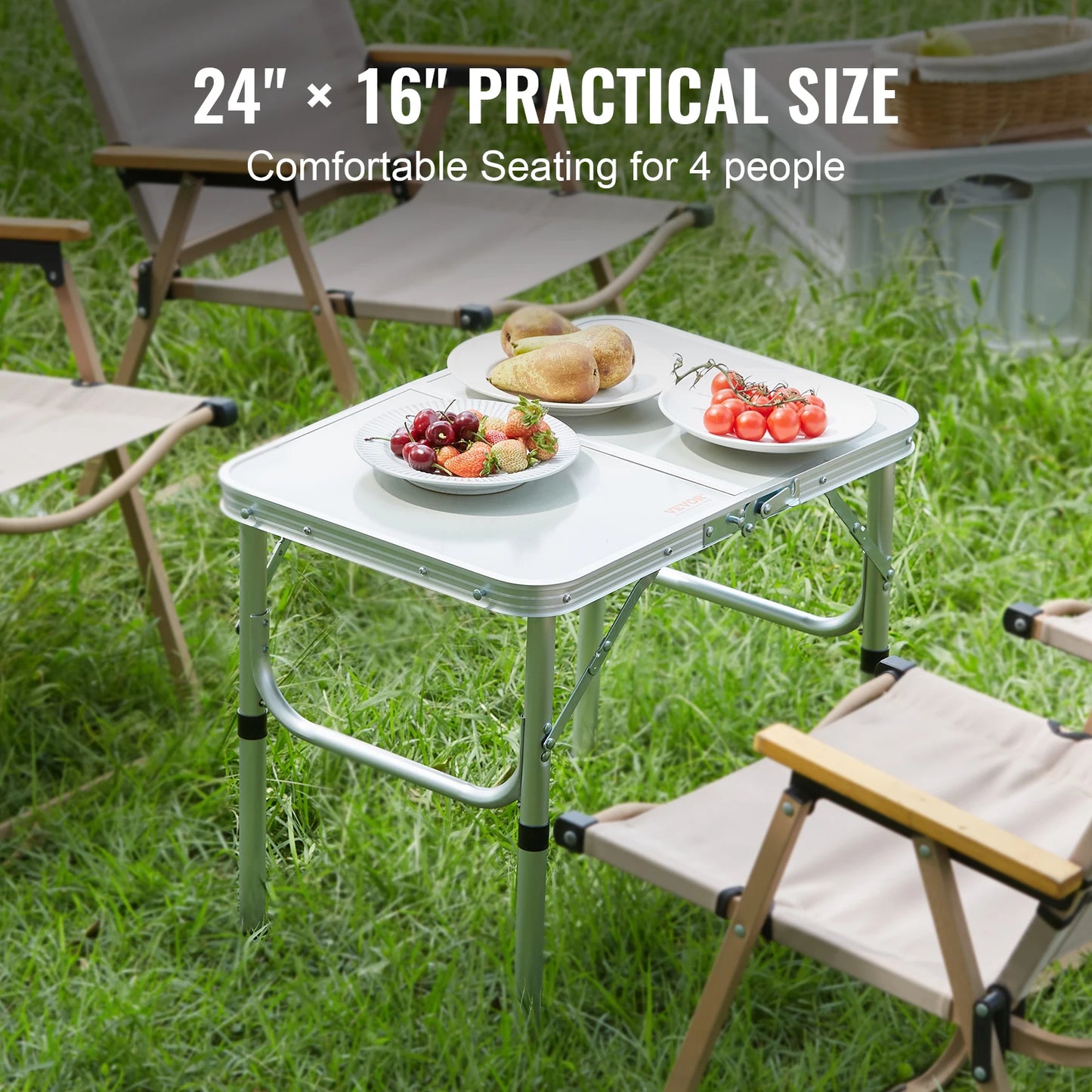 24x6 Inch Folding Table