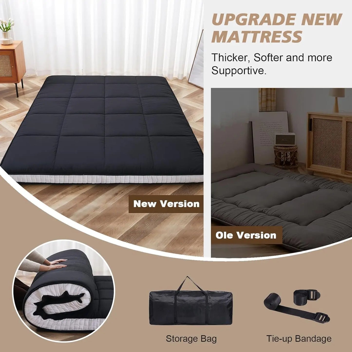 Folding Japanese Floor Mattress