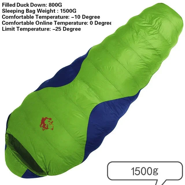 Winter  Adult Down Sleeping Bag -25°C,