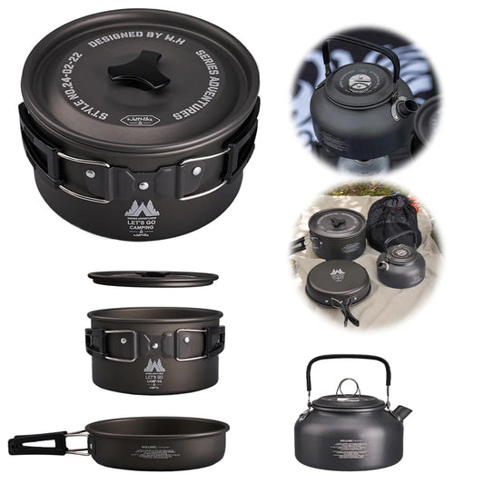 3 Piece Camping Cookware Set