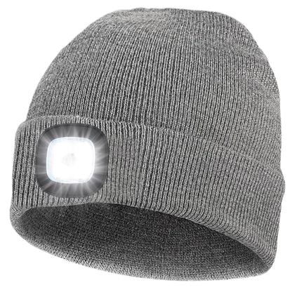 Winter Hat With LED Lamp