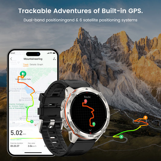 Smart Watch With GPS And Fitness Monitor