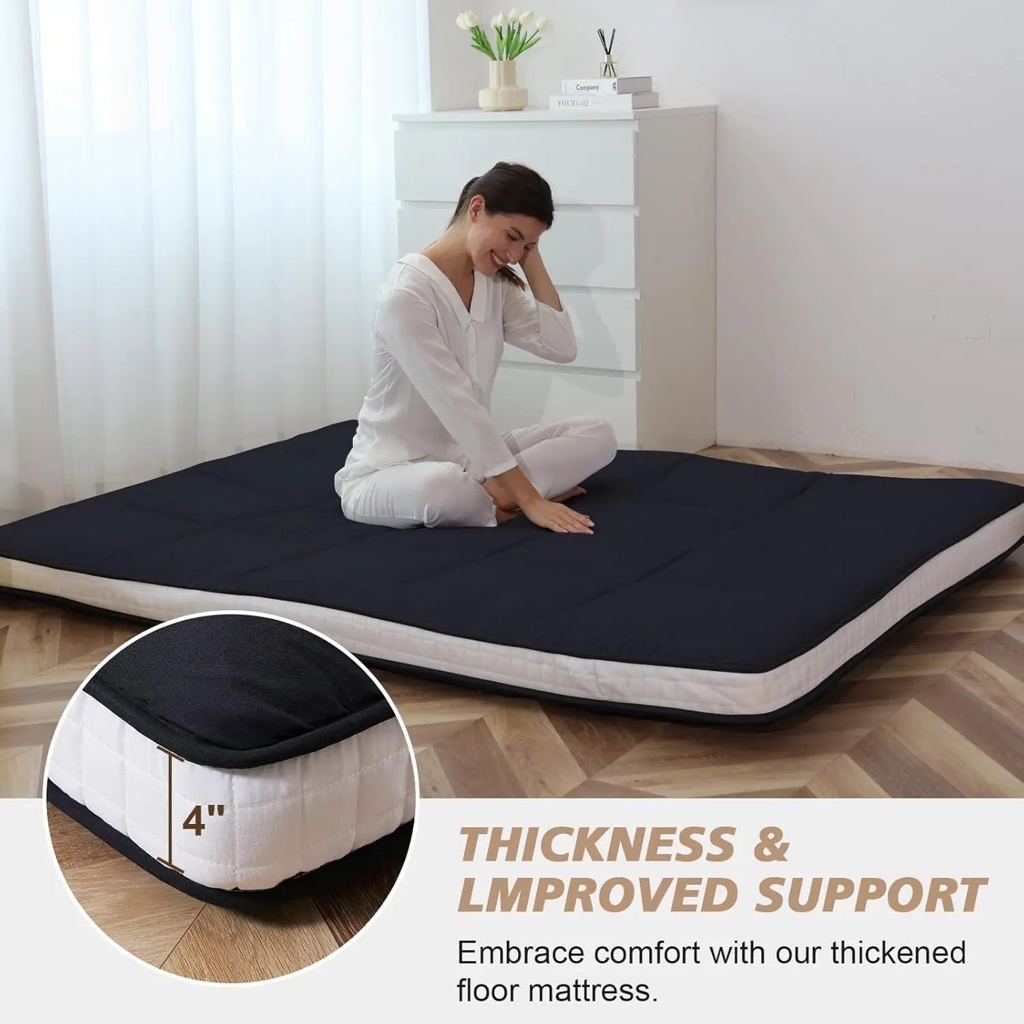 Folding Japanese Floor Mattress