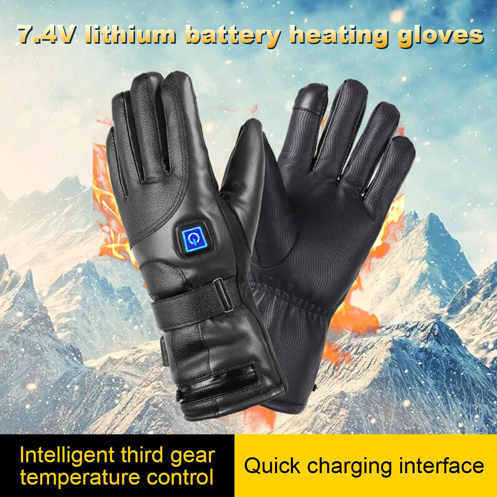 Rechargeable Thermal Ski Gloves