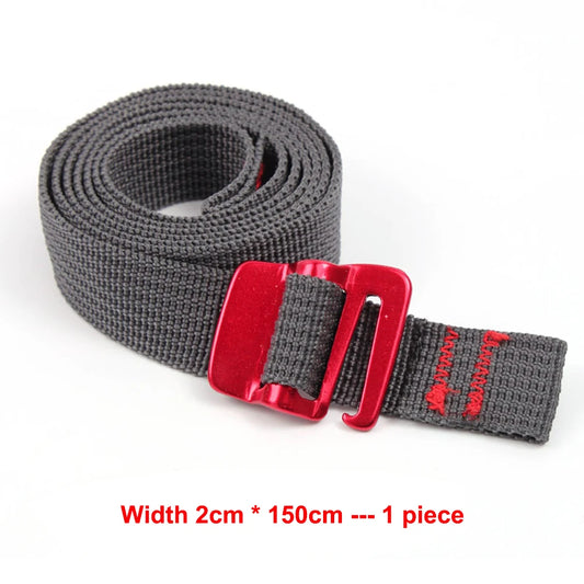 5 Piece Nylon Rope Belt With Quick Release Hook