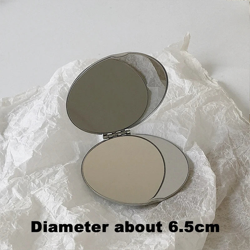 Handheld Double-Sided Small Mirror