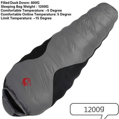 Winter  Adult Down Sleeping Bag -25°C,