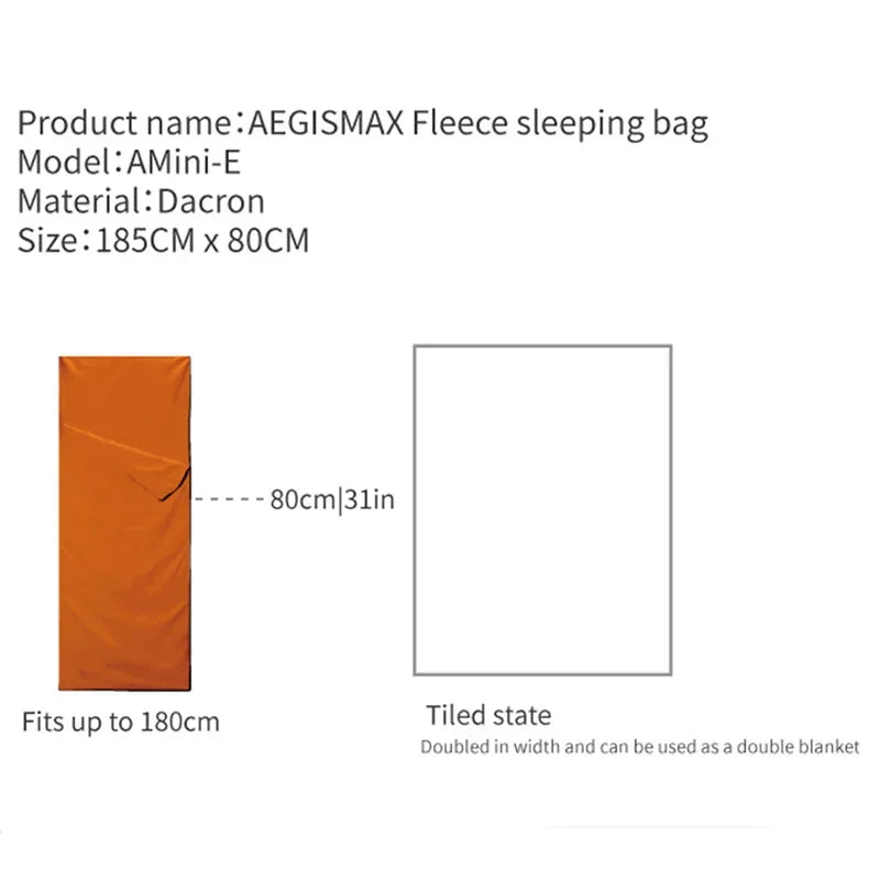 Fleece Sleeping Bag Liner