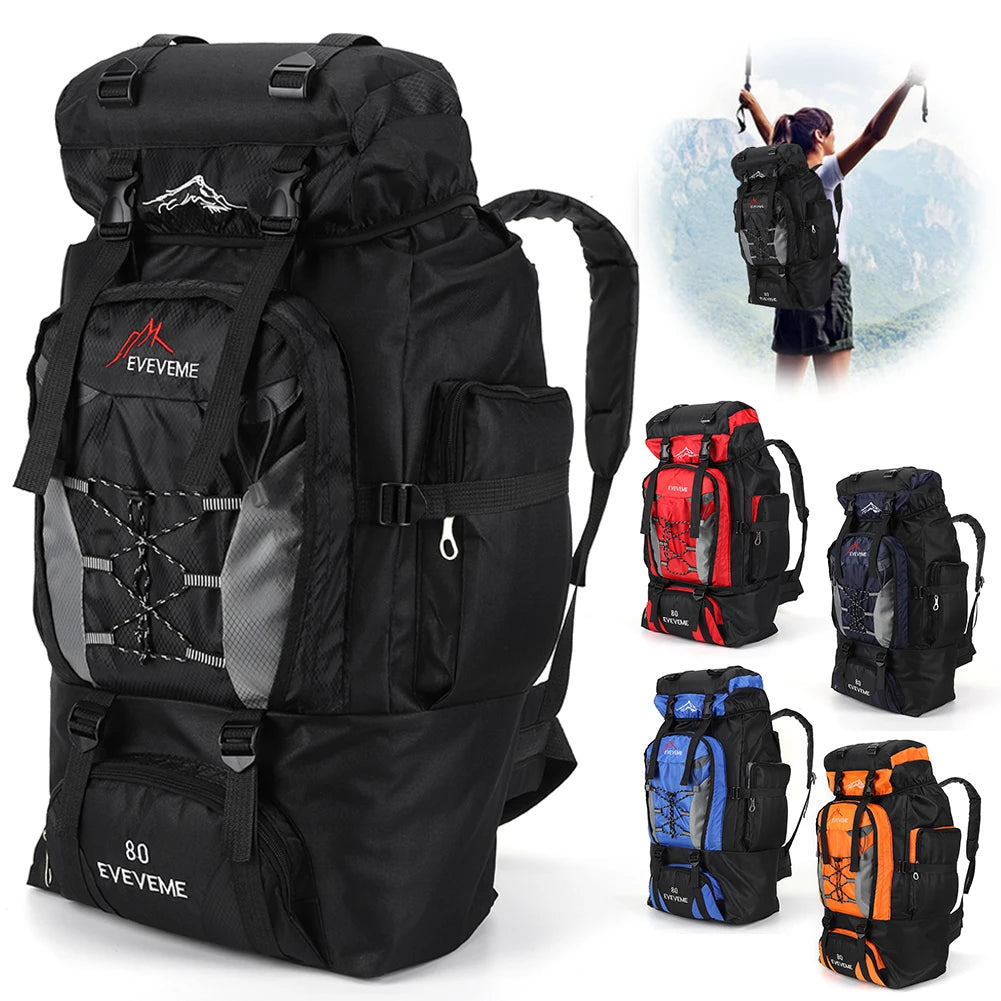 80 Liter Hiking Backpack