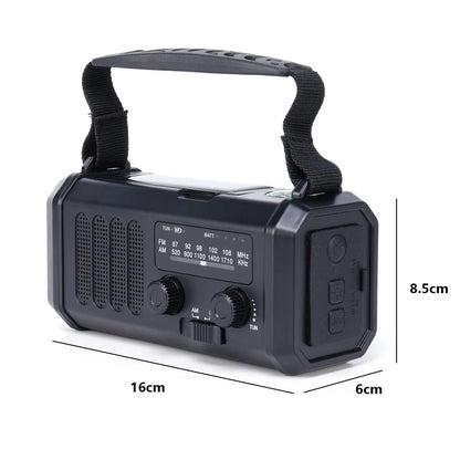 Portable Radio With Flashlight