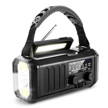 Portable Radio With Flashlight
