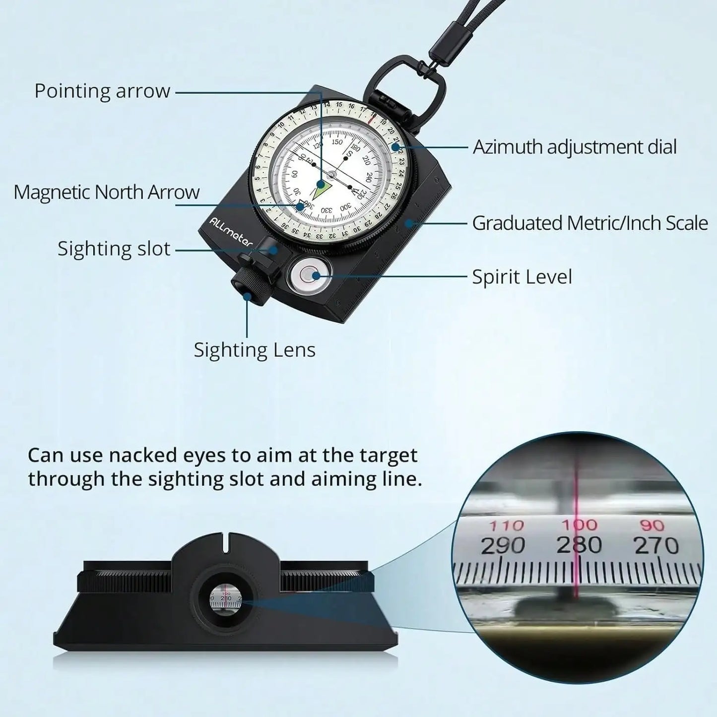 Waterproof Military Compass