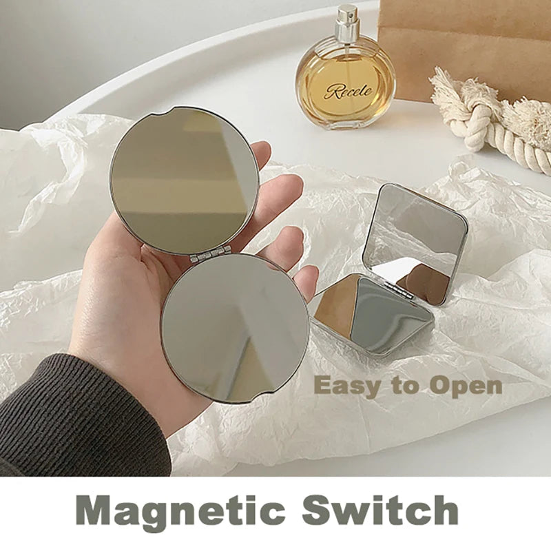 Handheld Double-Sided Small Mirror